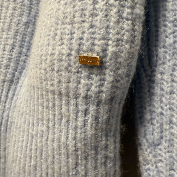 Ted Baker London Size 2 Bow Detail Chunky Knit Sweater - Picture 5 of 6